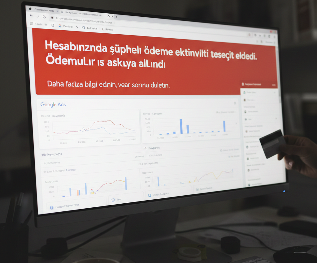 Google Ads Hesabınızın Ödemelerden Dolayı Askıya Alınması