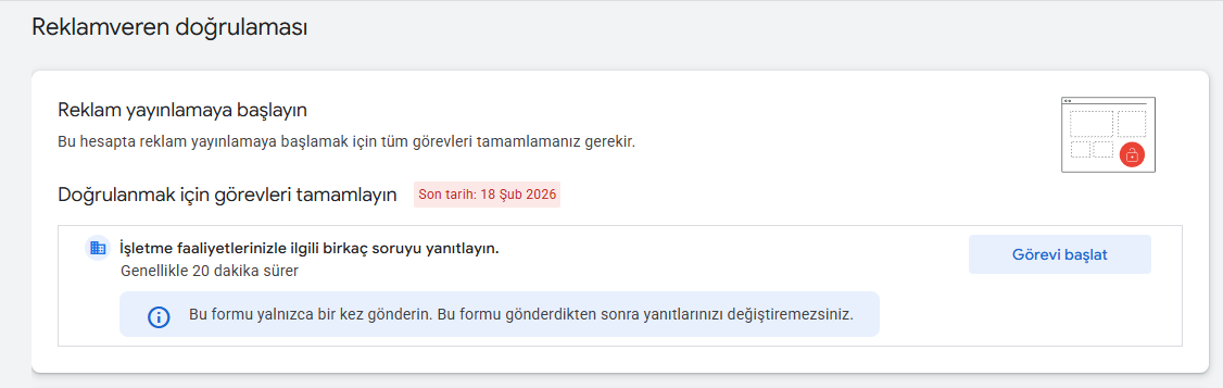 Google Ads İşletme Faaliyetleri Doğrulaması Nasıl Yapılır